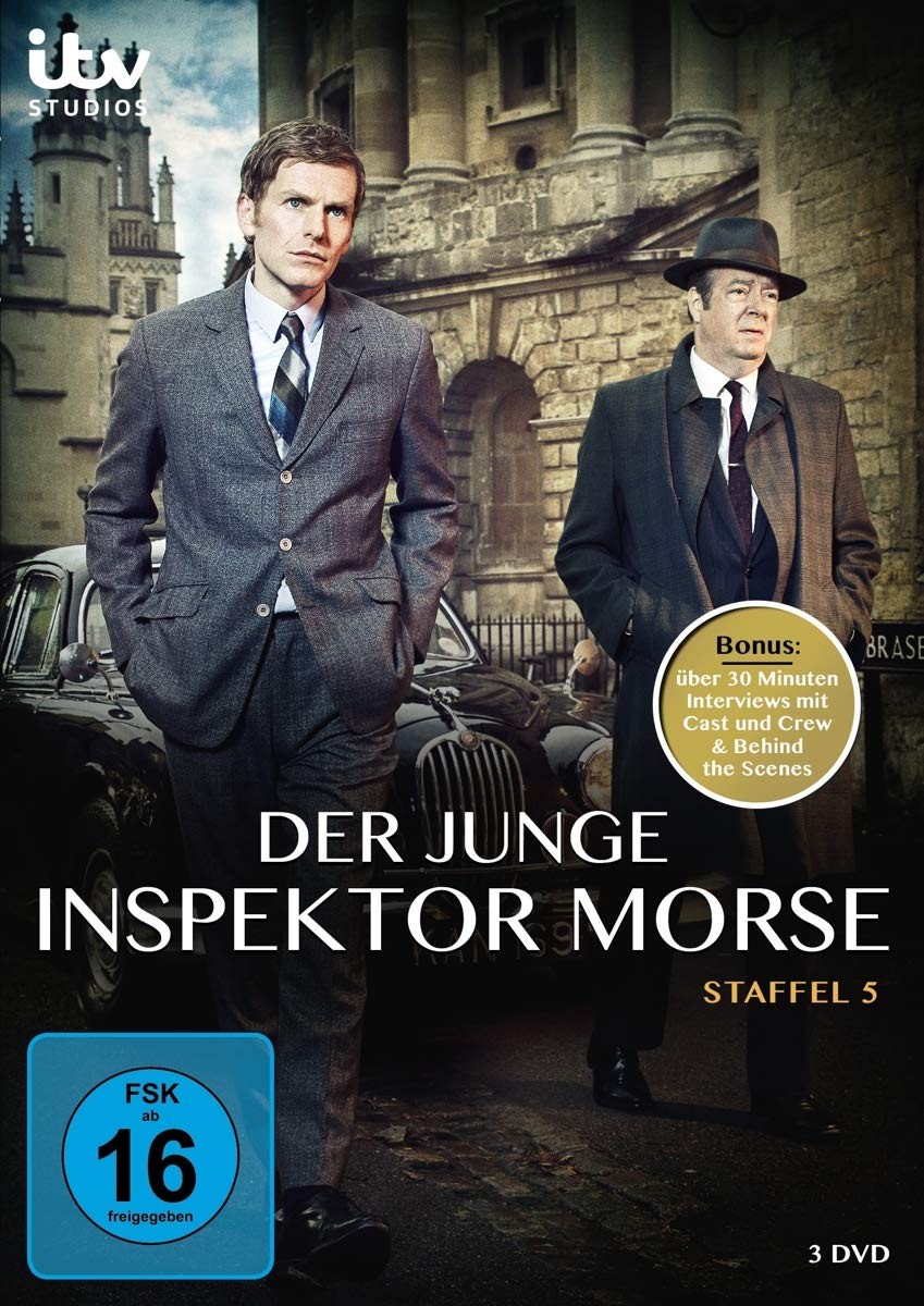 Der Junge Inspektor Morse-Staffel 5 (DVD) Shaun Evans, Roger Allam, Anton Lesser