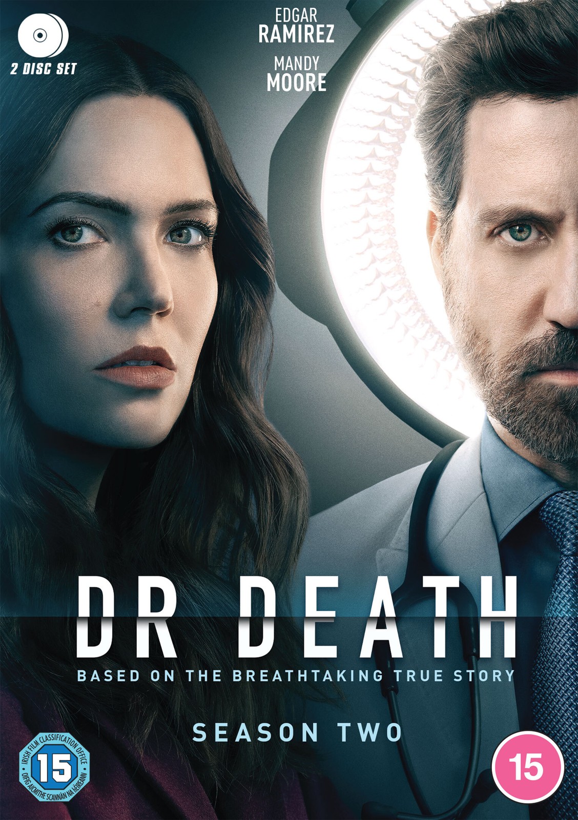 Dr. Death: Season 2 (DVD) Mandy Moore Luke Kirby Ashley Madekwe Edgar Ramírez