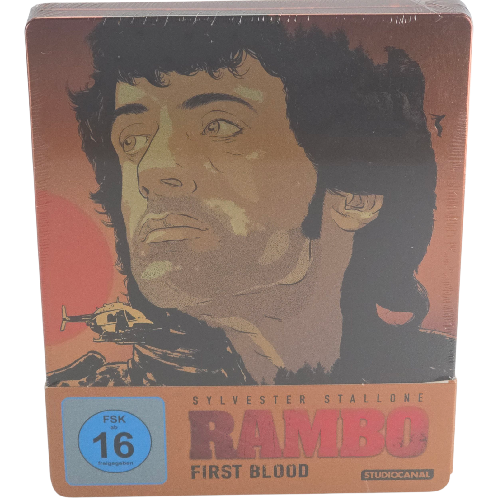 Rambo I First Blood 1982 Steelbook Blu-ray Sylvester Stallone 2018 Regione 2