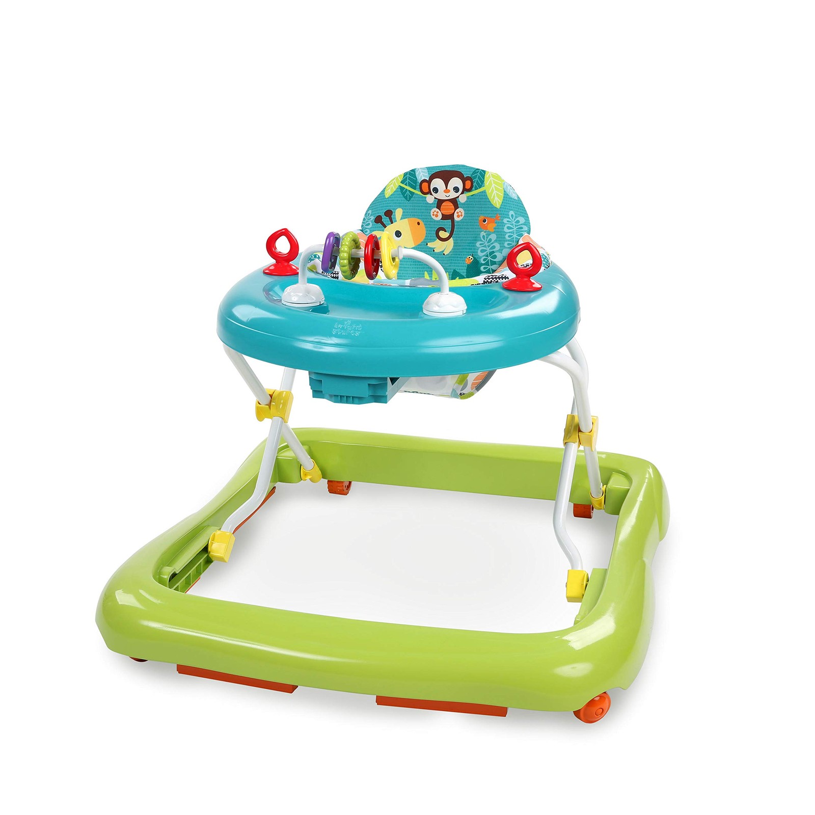 Bright Starts, Girello Pieghevole per Bambini, Primi Passi, Giggling Safari, Div