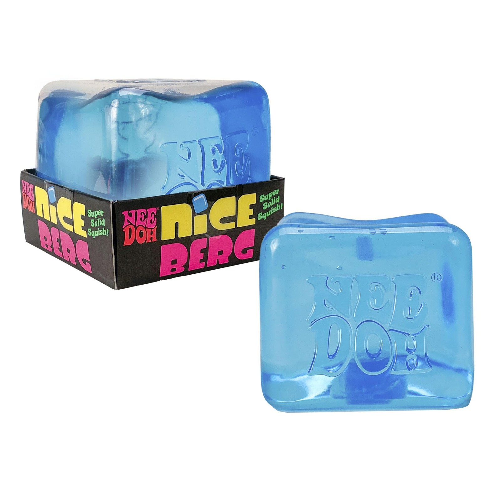 Schylling NeeDoh Niceberg - Sensory Squeeze Toy - Super Solid Squish - 7,6 cm Cu