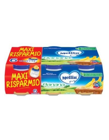 MELLIN OMOG BANANA 6X100G