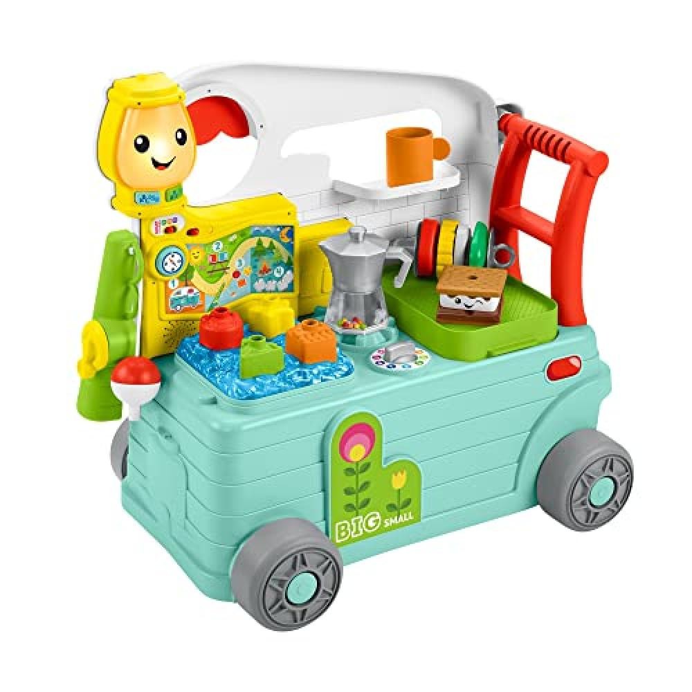 Fisher-Price HCK56​​ Laugh & Learn 3-In-1 On-The-Go Camper - UK English Edit
