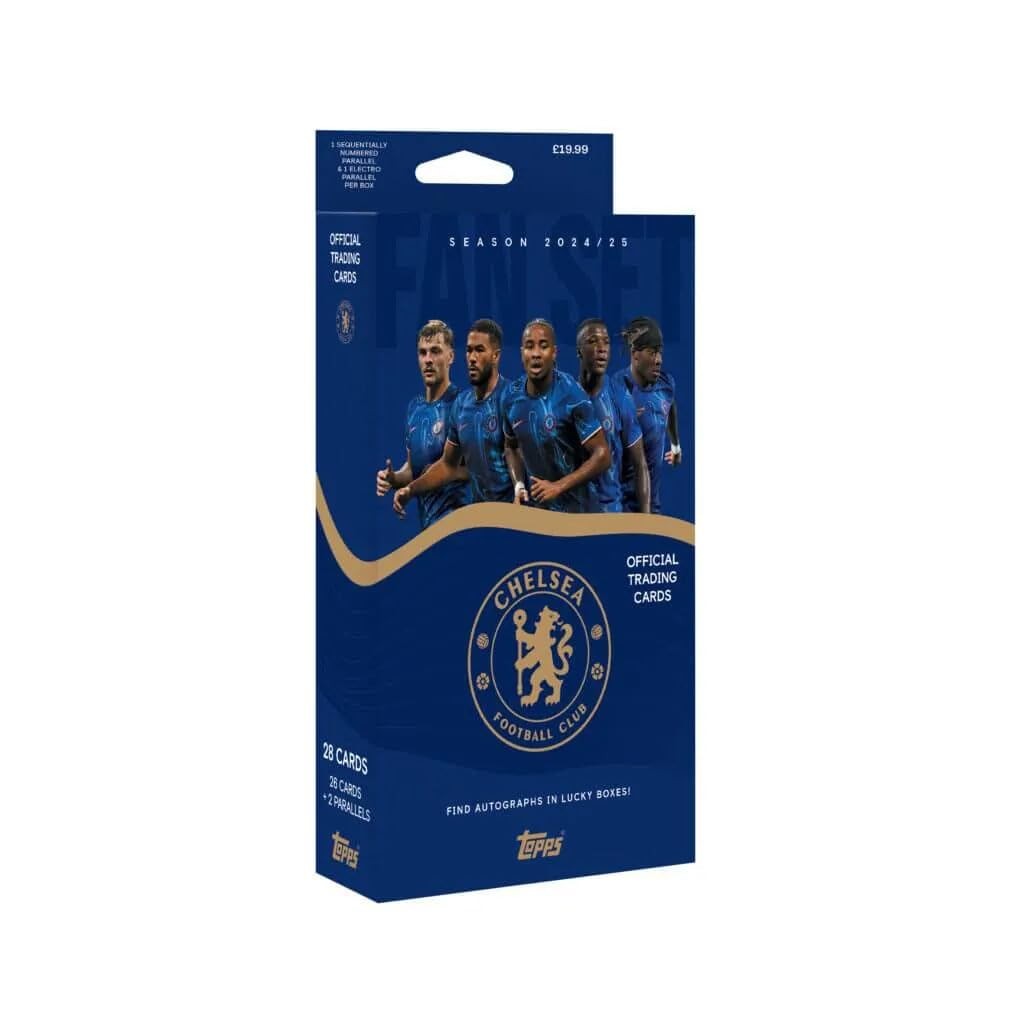 Topps verzamelkaarten - Fan Set Chelsea Seizoen 2024/2025. Inclusief 28 kaarten