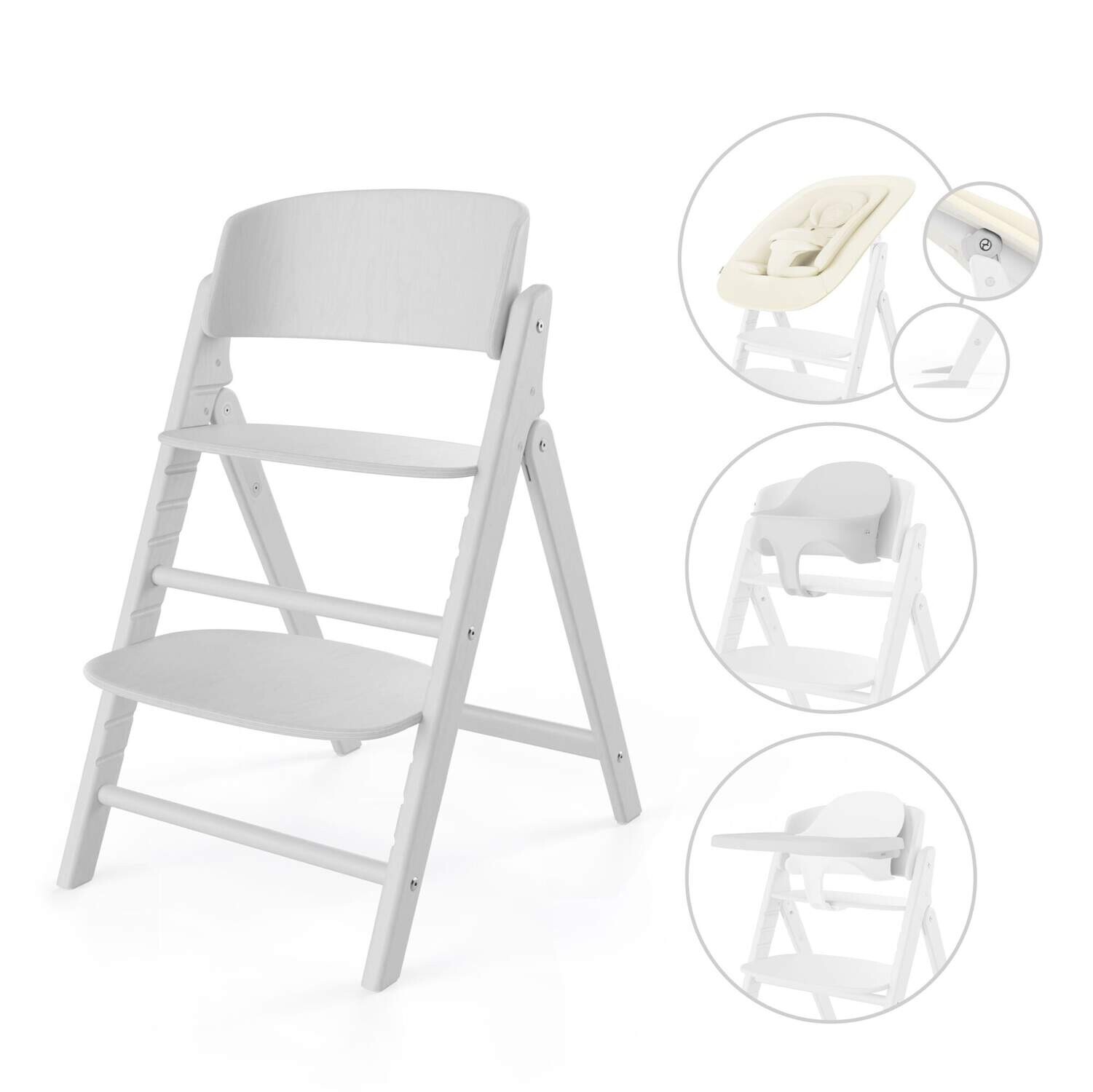 Seggiolone Click & Fold 4in1 all white Cybex CYBEX - X53120 GIODICART