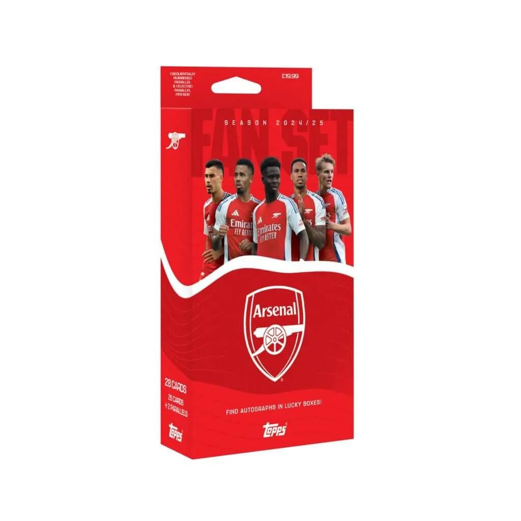 Topps verzamelkaarten - Fan Set Arsenal Season 2024/2025. Inclusief 28 kaarten p