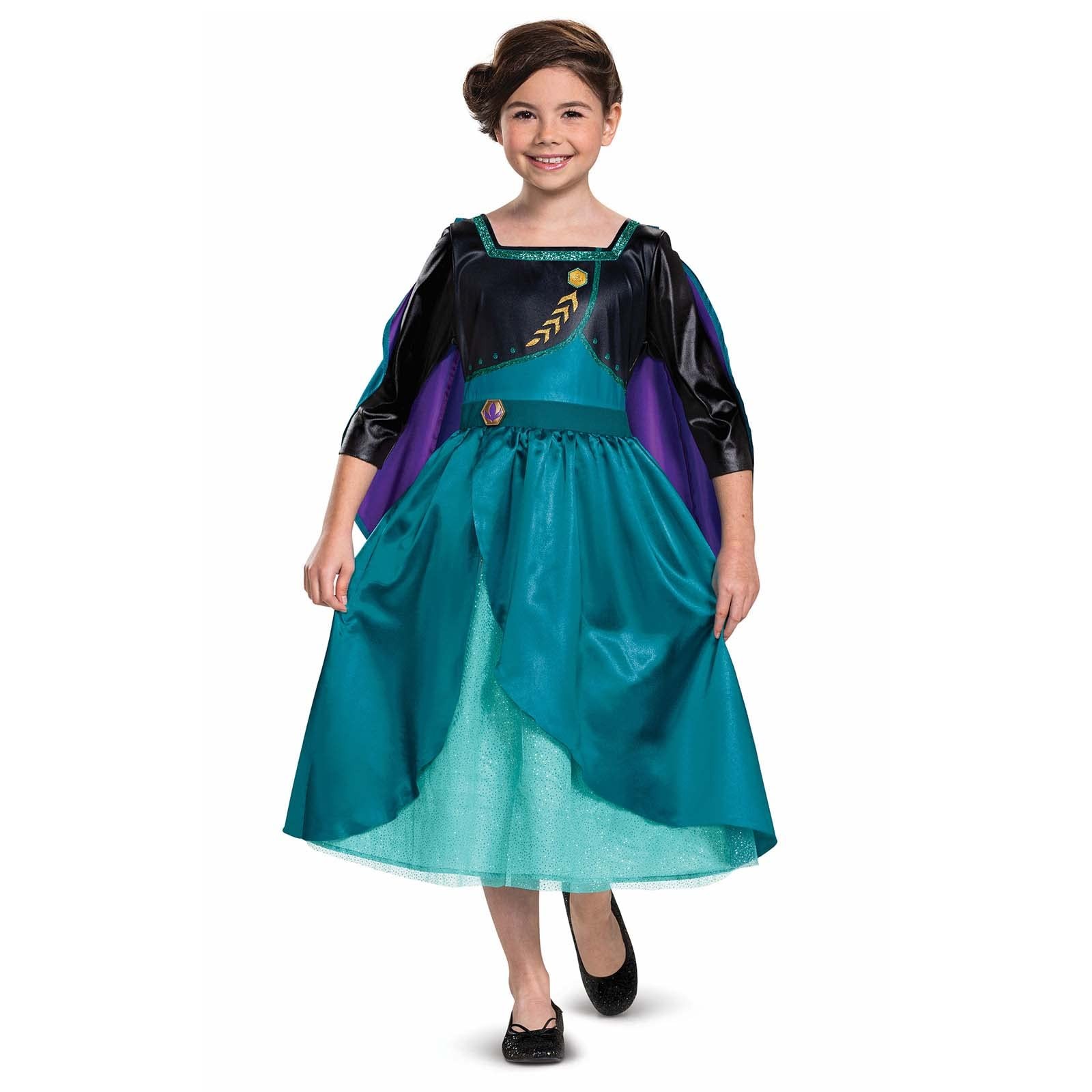 Disney Official Classic Anna Dress Frozen Costume Kids, Frozen 2 Costume Fancy D