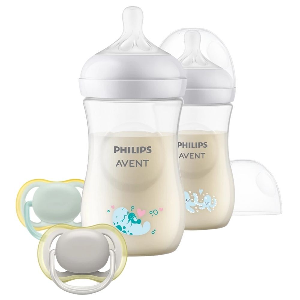 Set di biberon Philips Avent Baby Gift, 2x biberon + 2x tettarella