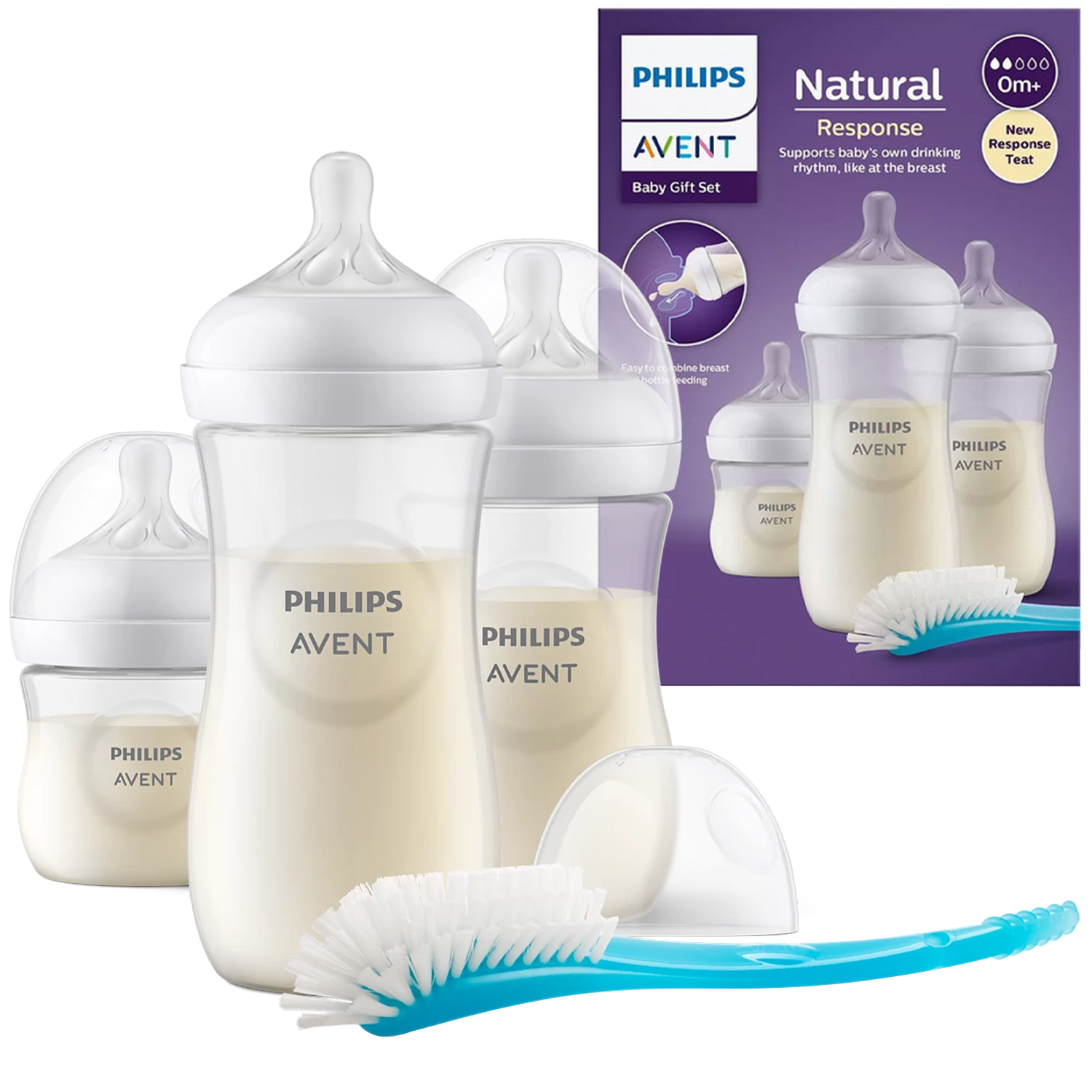 Set biberon Philips Avent SCD83712 Natural Response anticolica per neonati