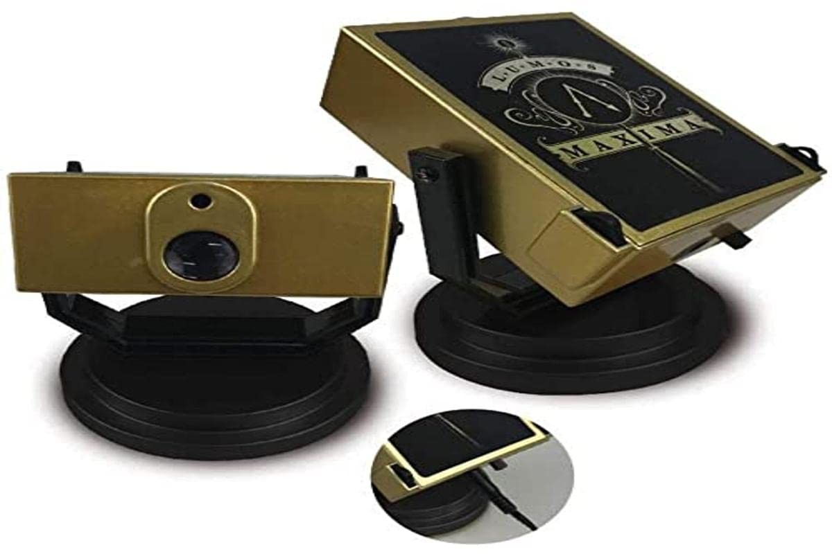 Groovy Harry Potter LED Projection Light-3 Interchangeable Images UK Plug, Black