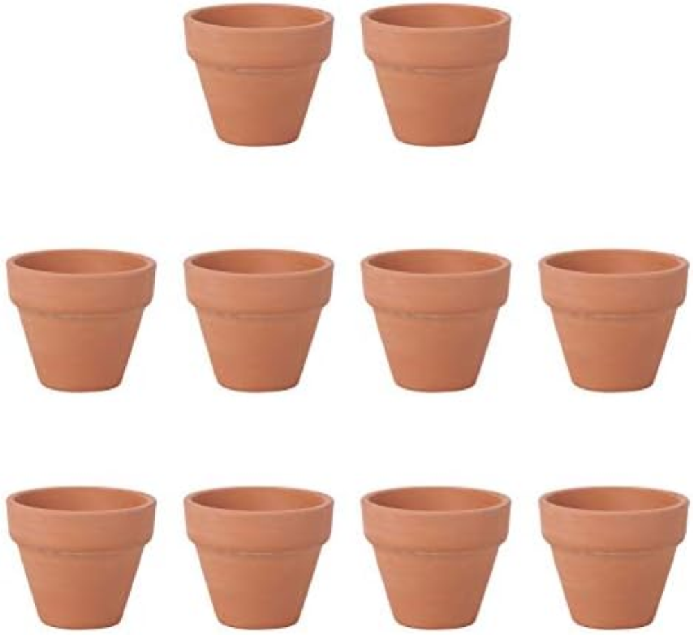 10 mini vasi di terracotta terracotta terracotta ceramica vaso vaso di fiori di