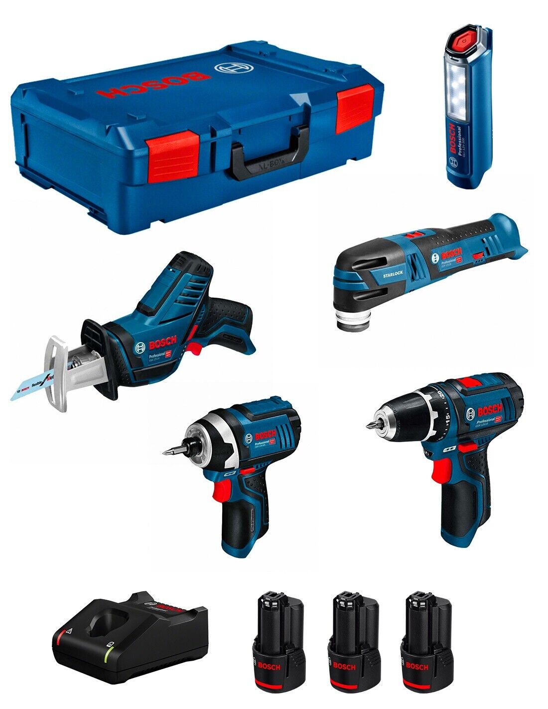 Bosch professional bosch kit 0615990n1d (gsr 12v-15 + gop 12v-28 +.. 40599526604