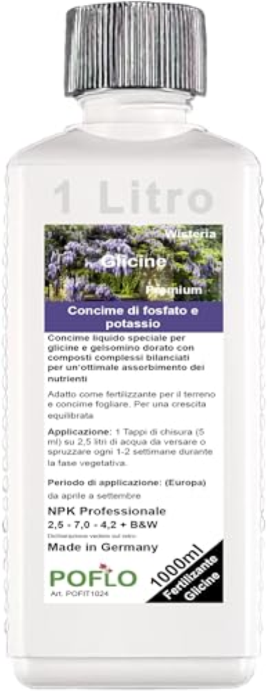 Fertilizante glicine Concime maggiociondolo concime liquido HIGH-TECH NPK (1000m