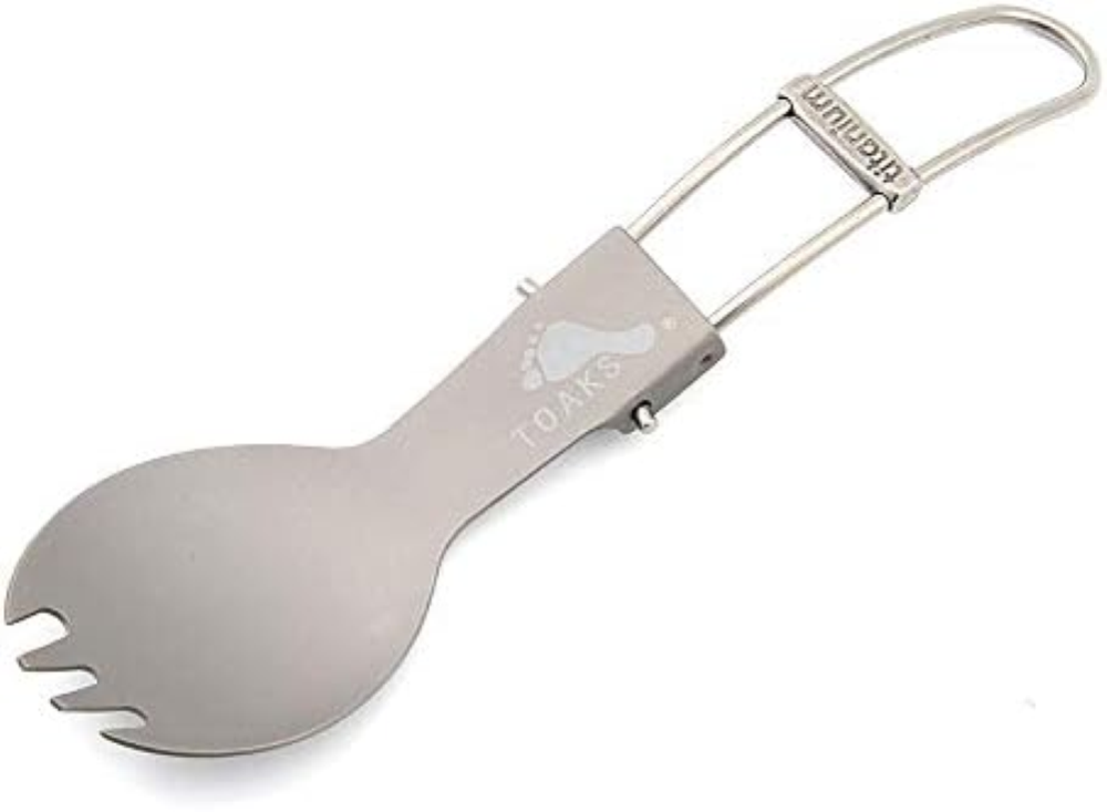 TOAKS Titanium Folding Spork by (SLV-07)