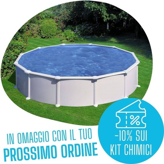 Atlantis piscina fuori terra Gre diametro 350 cm - h 132 cm