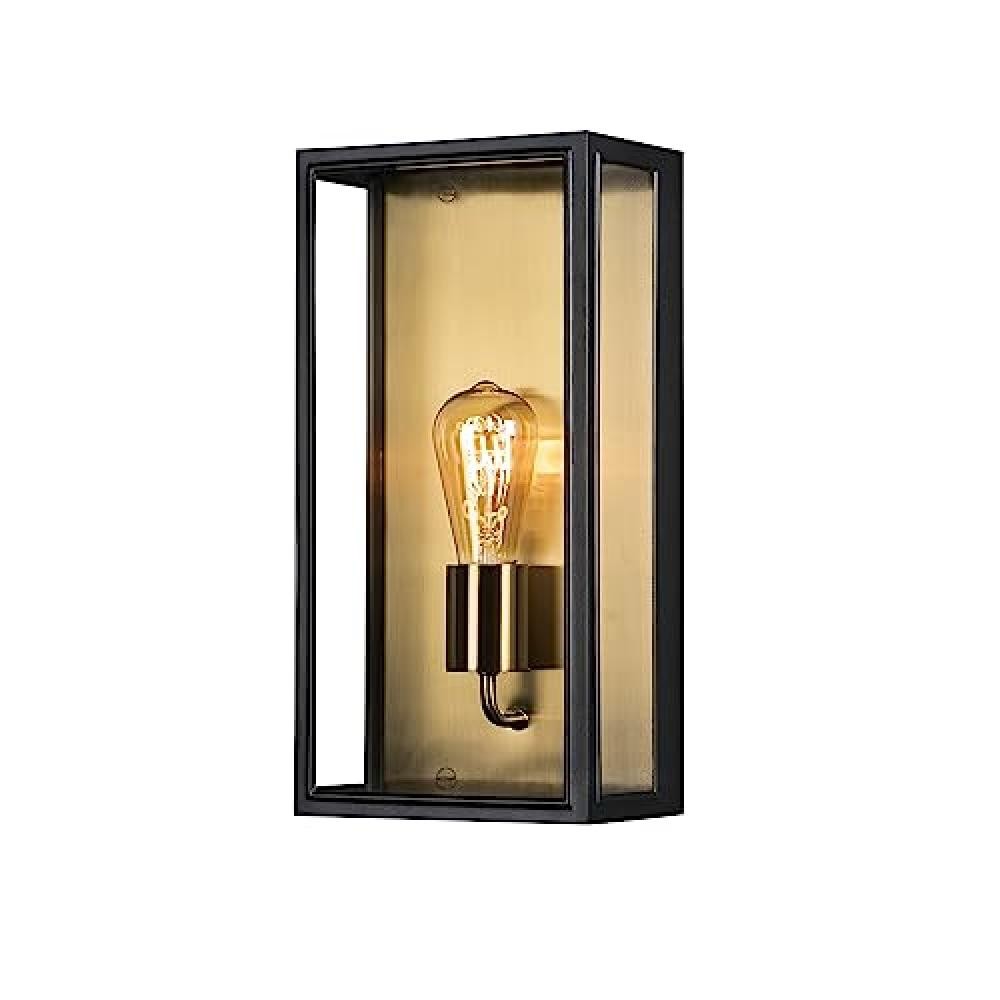 (TG. large) Konstsmide Carpi 7349-758 - Lampada da parete per esterni, in acciai