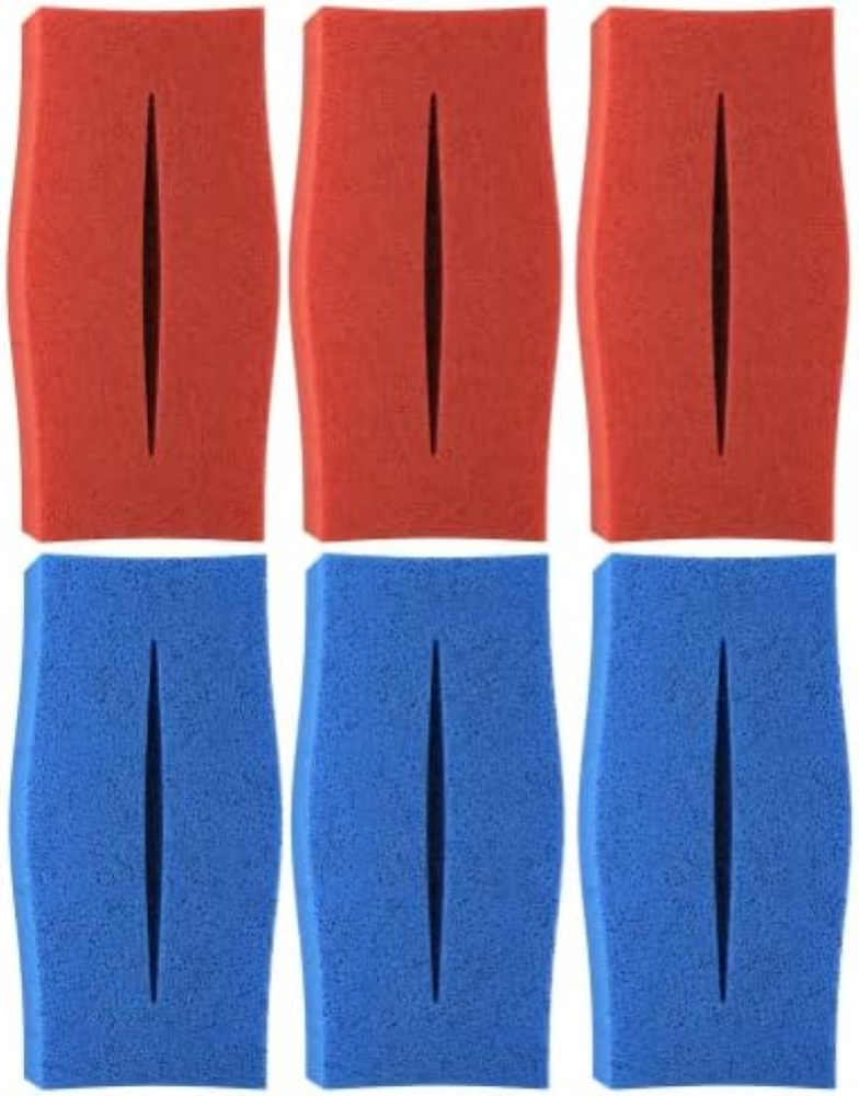 6 spugne di ricambio adatte per Oase Biotec 10 (3 X grossolani 10 ppi + 3 X fine