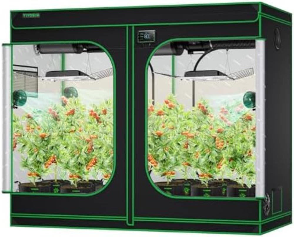 VIVOSUN S848 4x8 Tenda di Coltivazione 240x120x200cm, per VS4000/VSF4300