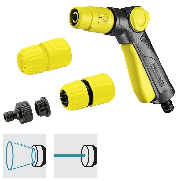 Idropistola Multifunzione Lancia per Irrigazione Giardino Prato 4 Pezzi Karcher
