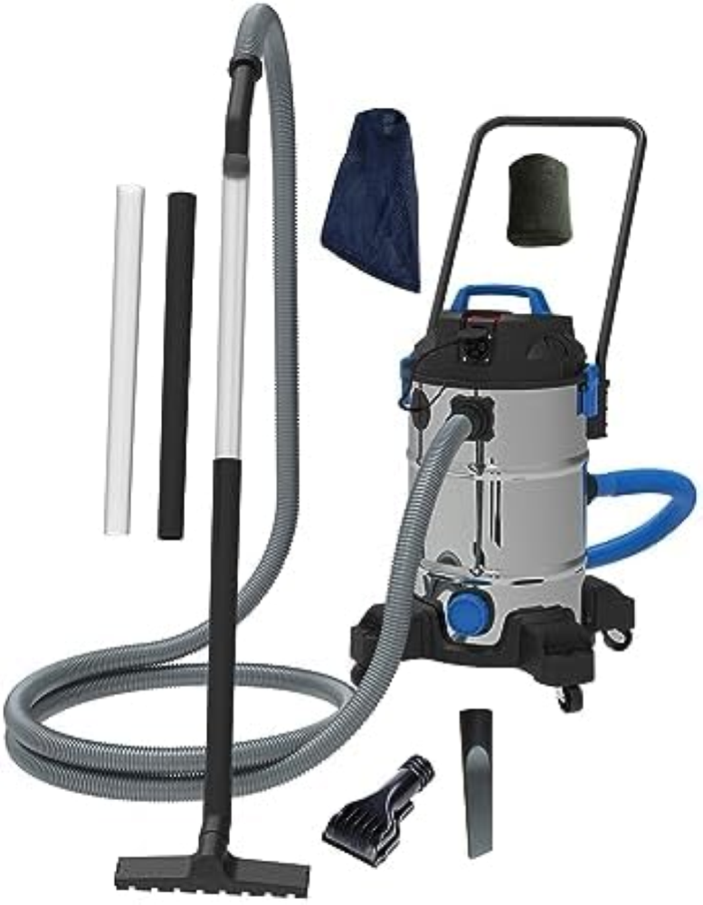 AquaForte Pond Vacuum Pro 1200 Watt, Dotato di pompa sommersa, Profondità 2,5 me
