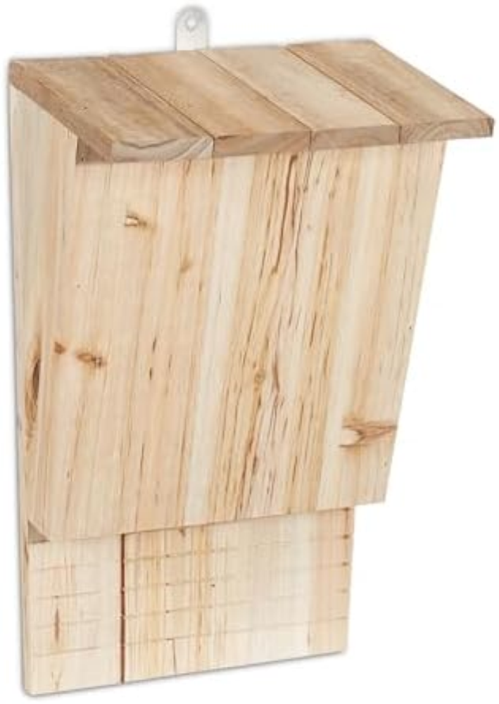 Relaxdays Casetta per Pipistrelli, Rifugio XL, Pipistrellini, Bat Box, Legno Non