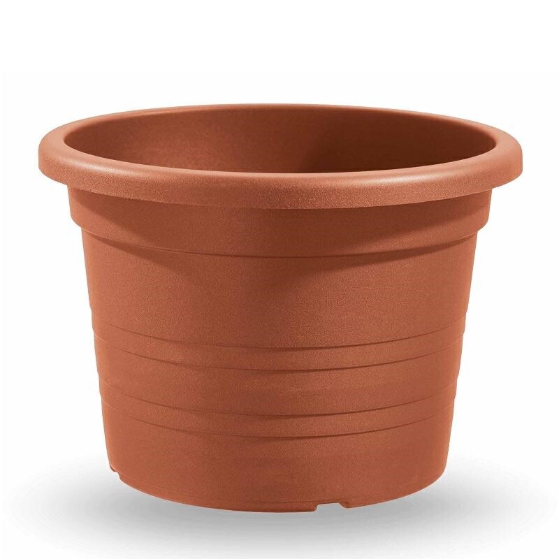 🌸 FIORIERA GRANDE VASO DA GIARDINO GARDEN  CILINDRO 50 CM COLORE TERRACOTTA