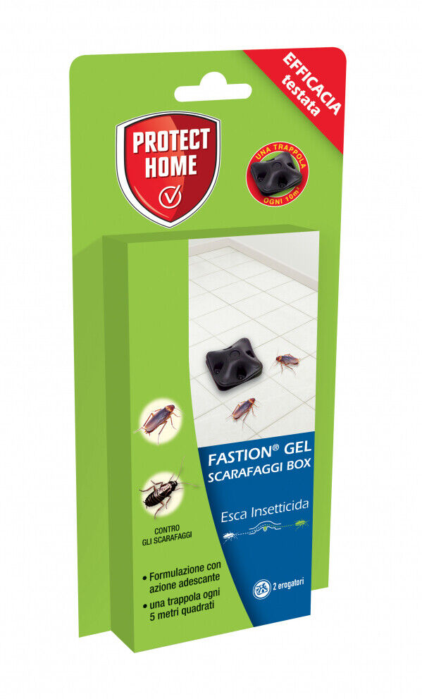 INSETTICIDA SCARAFAGGI BAYER GARDEN FASTION 2 BOX GEL ESCA TRAPPOLA ADESCANTE