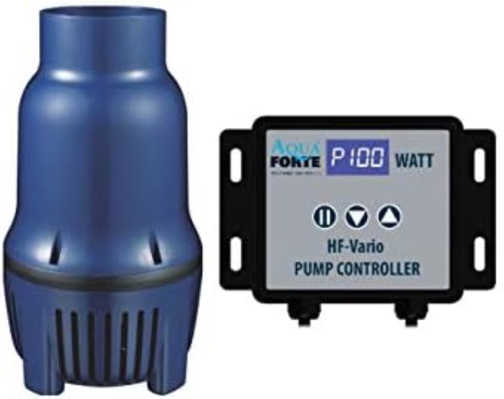 AQUAFORTE HighFlow Vario-S 25.000 Pompa per laghetto, 30-130 Watt, Portata ottim