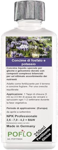 POFLO Fertilizante glicine Concime maggiociondolo concime liquido HIGH-TECH NPK