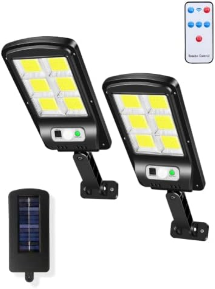 MAGIC SELECT Pack 2 Lampione Solare 160LEDs con Sensore di Movimento. Lampada So