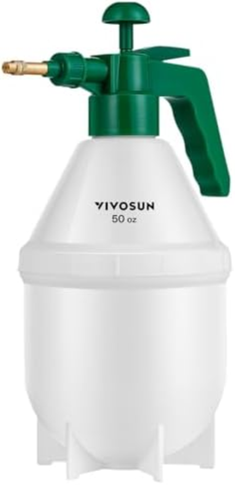VIVOSUN Spruzzatore Portatile da Giardino da 0,8 litri, Bottiglia Spray a Pressi