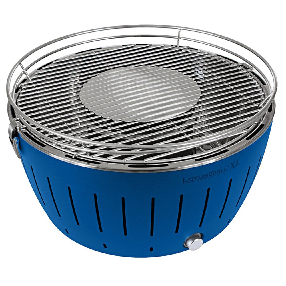 Barbecue portatile a carbonella LotusGrill XL Blu con USB LGG435UBL