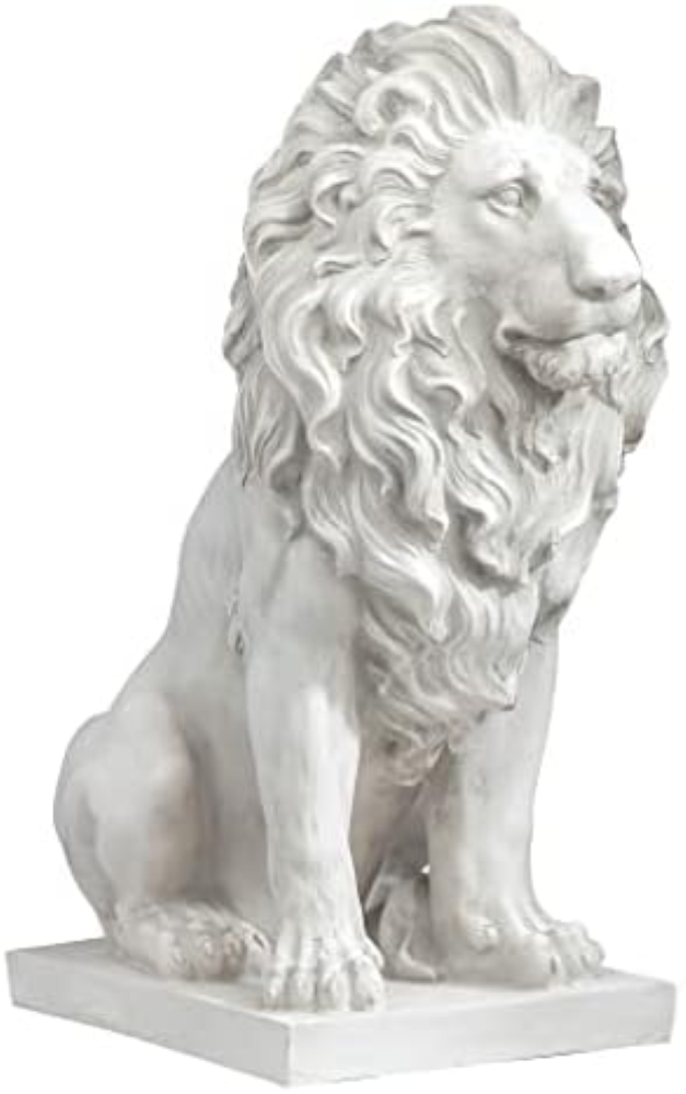 Design Toscano NG30842 Scultura Leone del Castello di Beaumaris, Marrone, 26.5x3