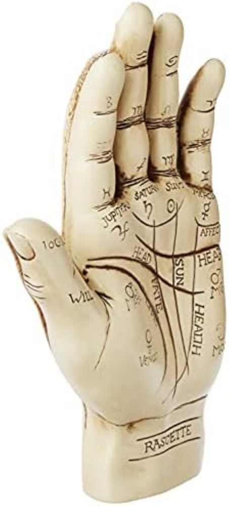 Design Toscano Scultura La Mano della chiromanzia