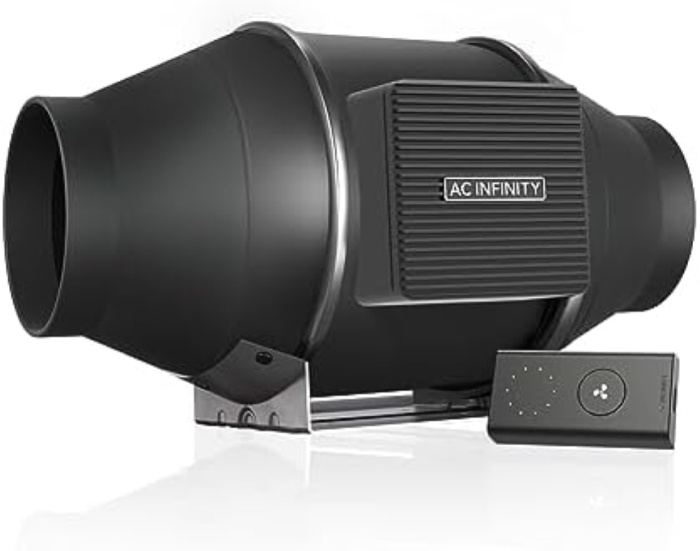 AC Infinity CLOUDLINE S4 - Ventola silenziosa con controller di velocitÃ  di ven