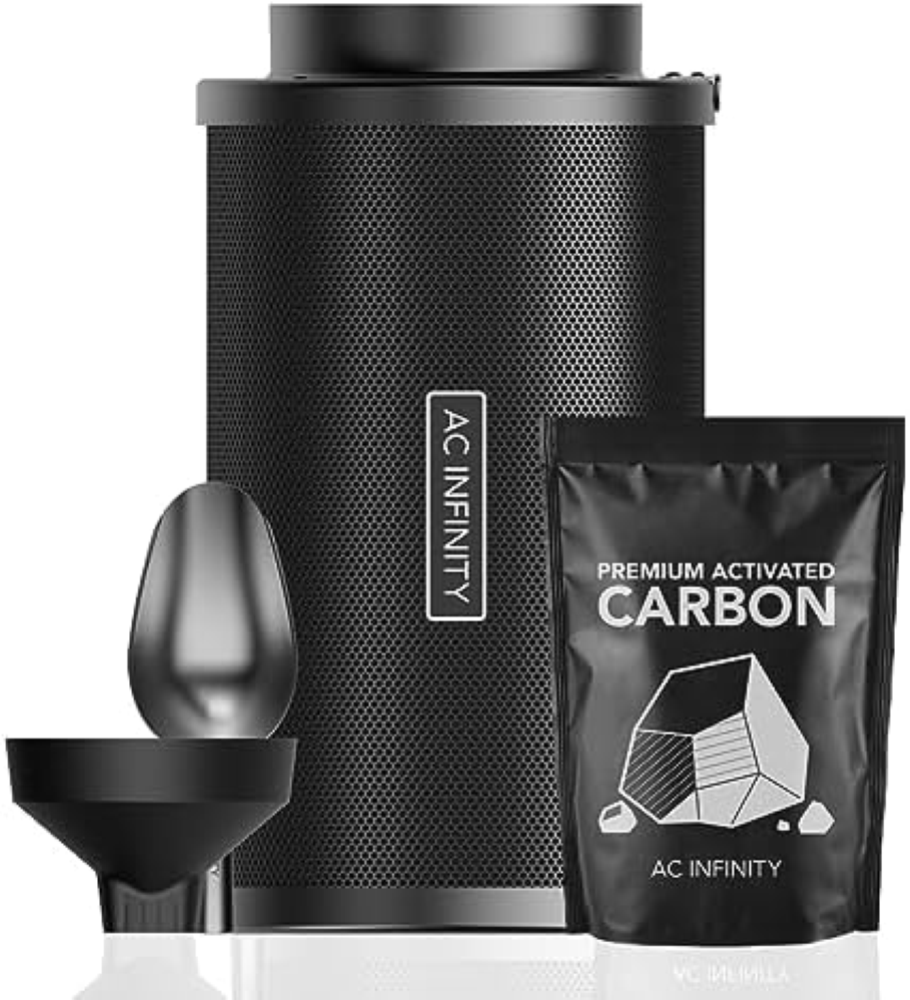 AC Infinity Kit filtro a carbone ricaricabile da 20,3 cm con ricarica aggiuntiva
