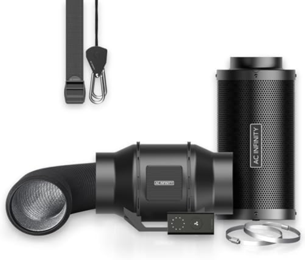 Kit di filtrazione dell'aria AC Infinity 152 cm CLOUDLINE LITE Ventola in linea