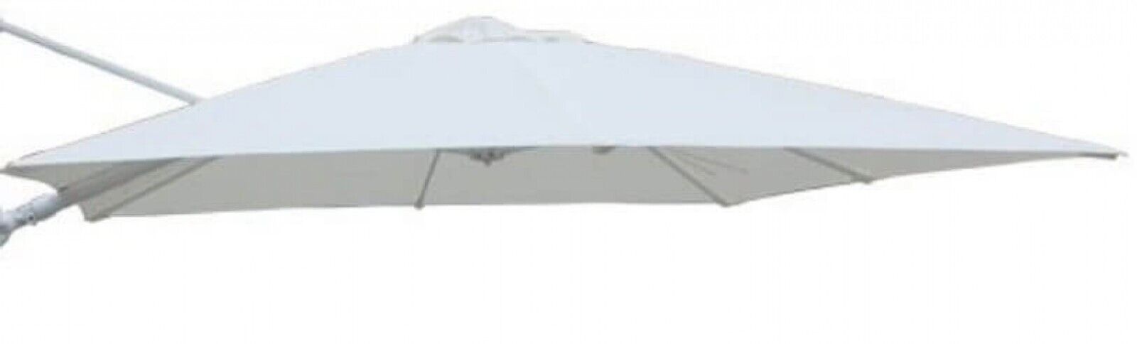 Telo per Ombrellone Sondrio 3x4 in Poliestere m 3x4 Bianco VivaGarden