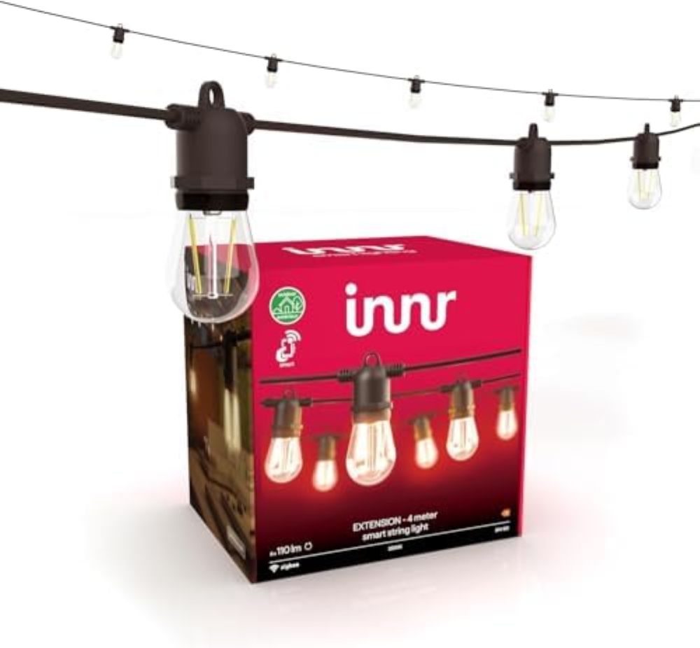 innr Catena luminosa LED esterno 8 m, funziona con Philips Hue*, Amazon Echo (4a