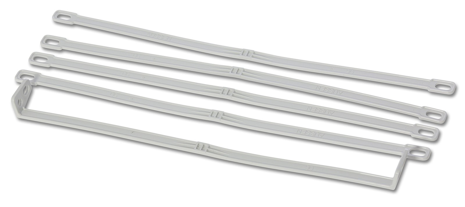 FBS Fahne schlingen Set in plastica con 1 X Fahne straffer Band per pali (g1f)