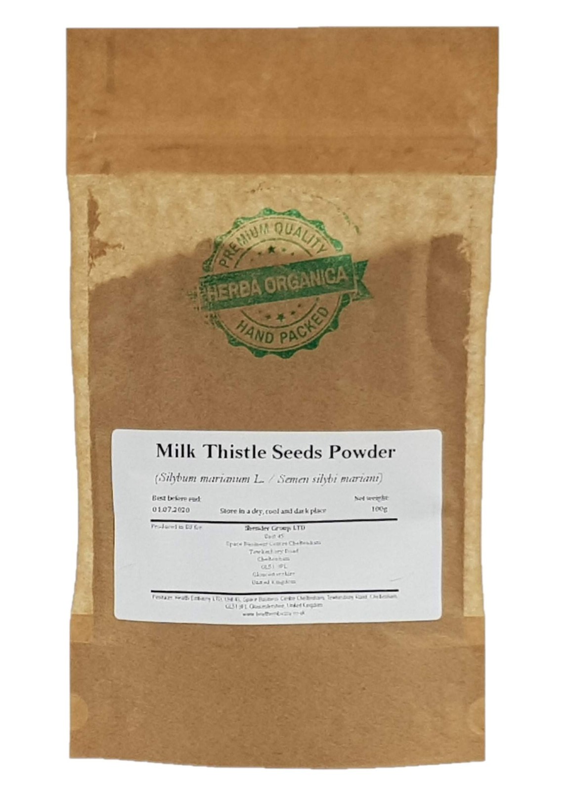 Cardo Mariano Semi Polvere / Silybum Marianum L / Milk Thistle Seeds (j4p)