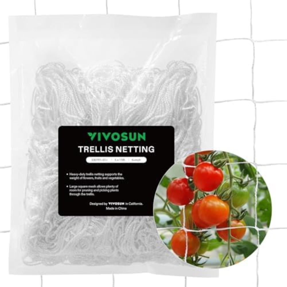 3QMart VIVOSUN FBA_3307 - Rete a traliccio in poliestere resistente, 1,5 x 4,6 m