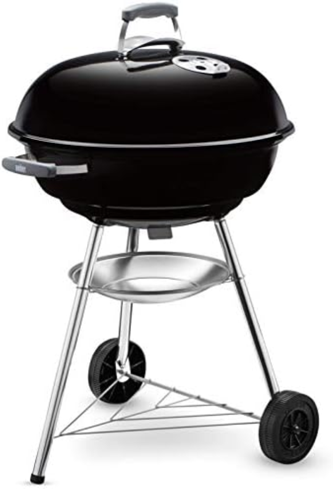 Weber Compact Kettle BBQ a Carbone, SUP. Cottura Ä‚ï†˜ 47 cm, Barbecue con Coper