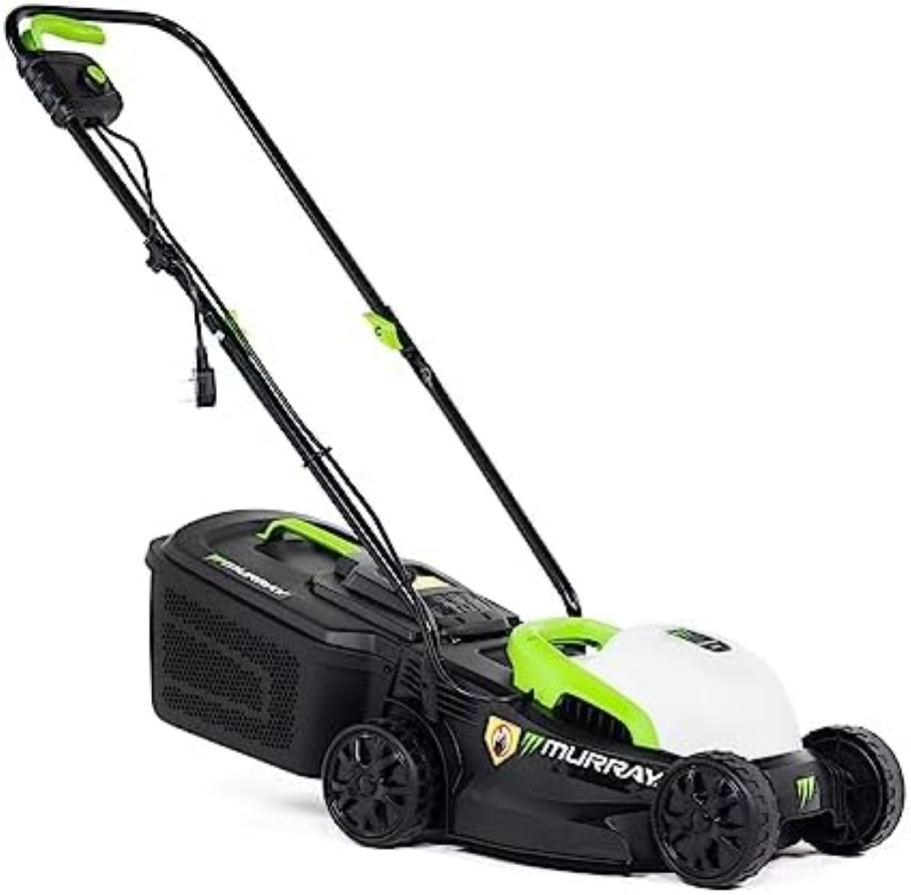 Murray - Tosaerba elettrico con cavo 2 in 1 - Tosaerba compatto da 1200 W/32 cm