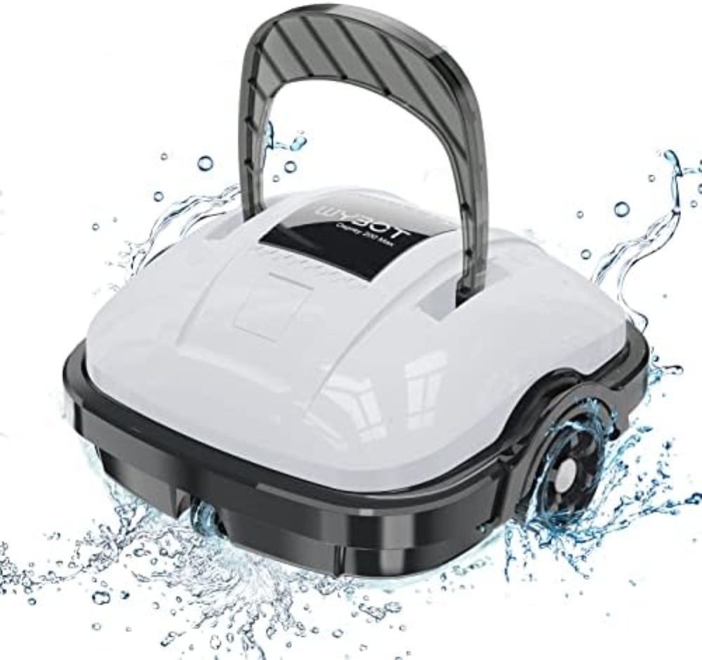 WYBOT Robot Piscina Cordless, Aspirapolvere per Piscina Dura 100 Minuti, per Pis