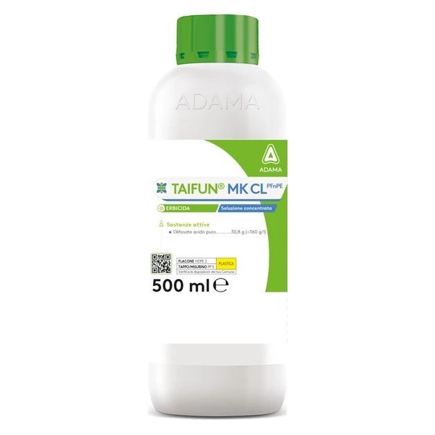 TAIFUN MK CL ADAMA GLIFOSATE DISERBANTE TOTALE ERBICIDA SECCATUTTO 500 ML