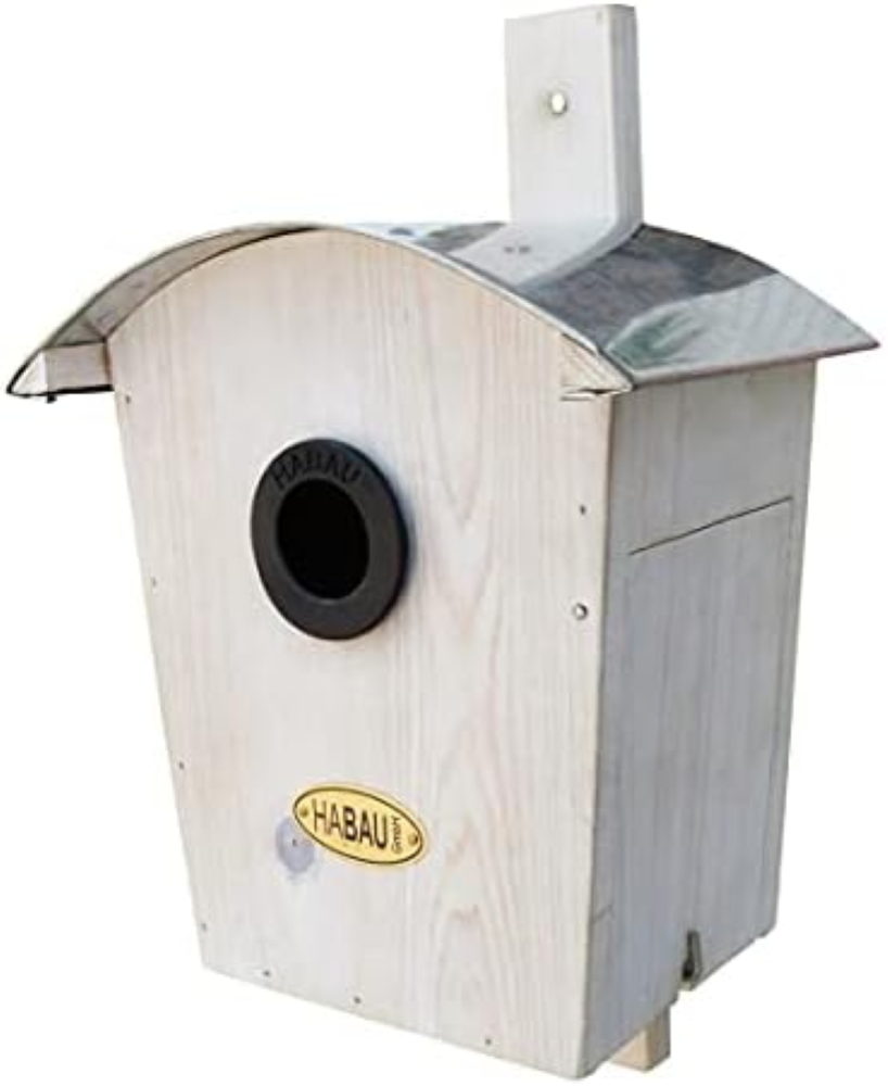 Habau 2963 nistkasten Tetto Rotondo, Bianco