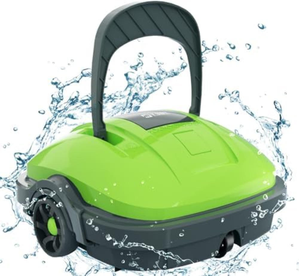 WYBOT Robot pulitore Cordless, aspirapolvere Automatico per Piscina Che Dura 50-