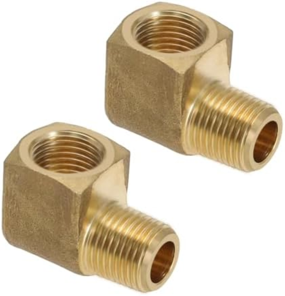 Create idea 2 Uds 1/8 NPT Conector De TuberÃ­a De LatÃ³n 1/8 NPT Macho A 1/8 NPT