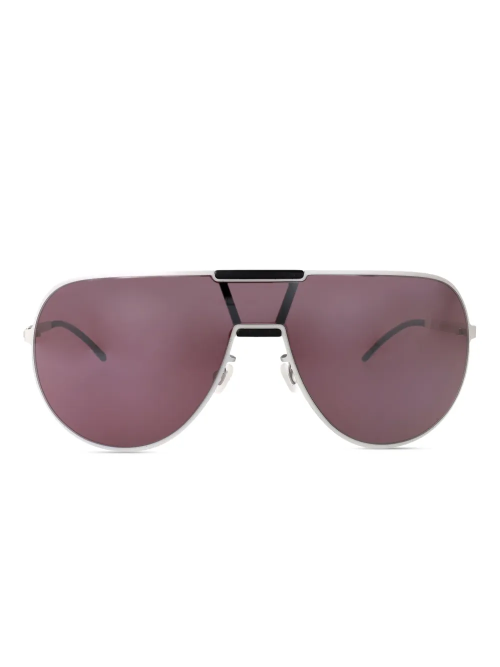 Mykita x Rimowa geometric sunglasses - Argento